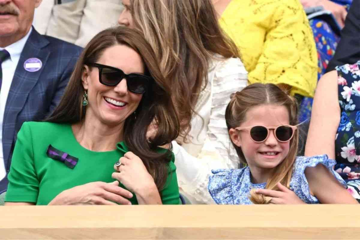 Kate Middleton Charlotte Wimbledon