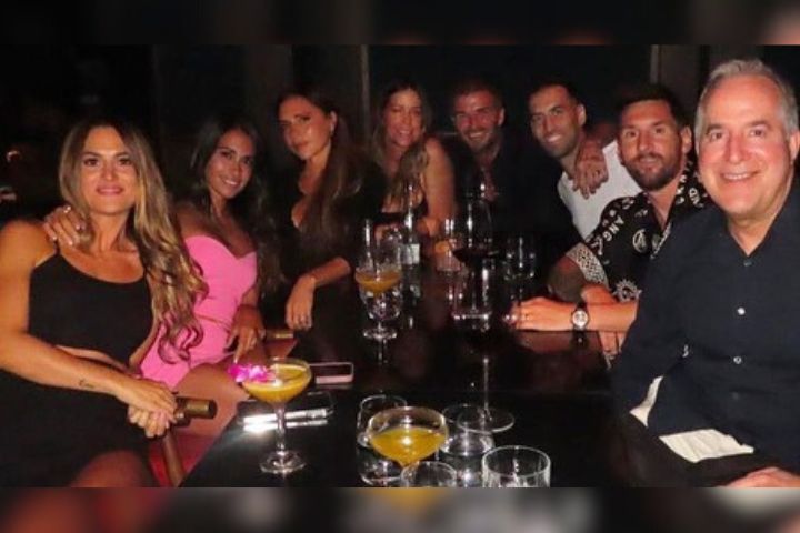 Cena en Miami de los Messi