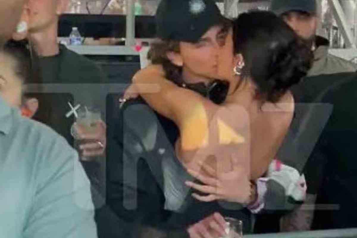 Kylie Jenner y Timotée Chalamet beso 