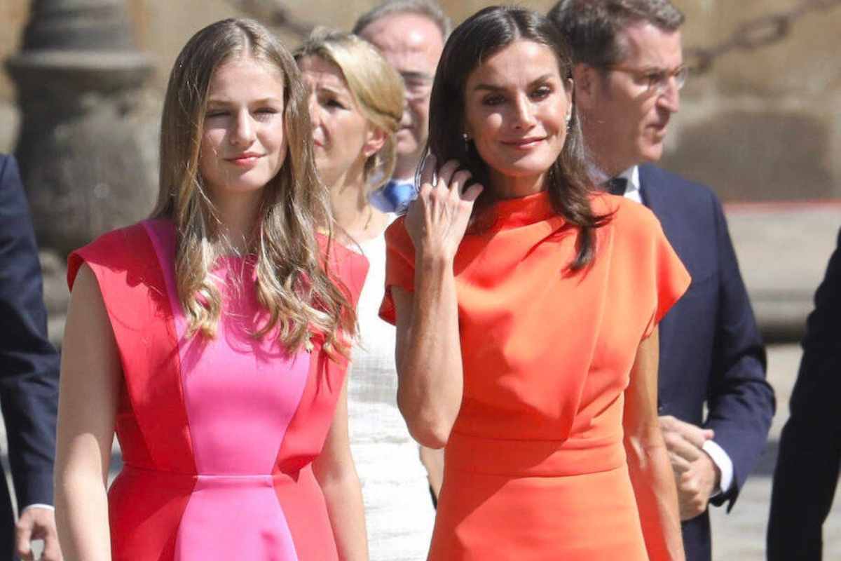 El reencuentro entre la Reina Letizia y la Princesa Leonor.