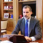 La visita del Rey Felipe VI a la Princesa Leonor.