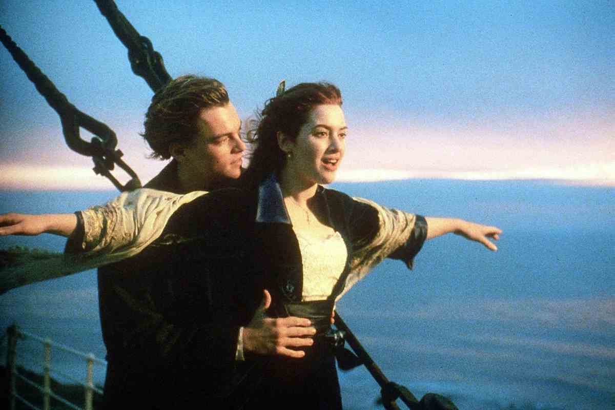 Kate Winslet y Di Caprio en Titanic