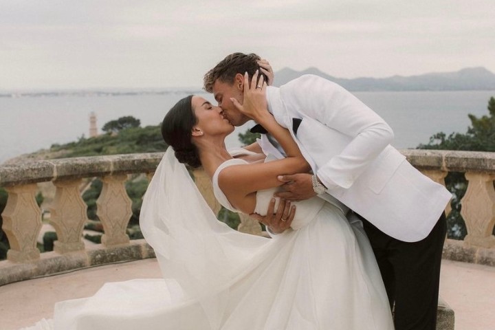 Marcos Llorente y su mujer Paddy Noarbe.