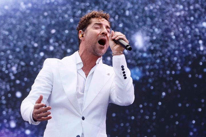 David Bisbal, en un concierto.