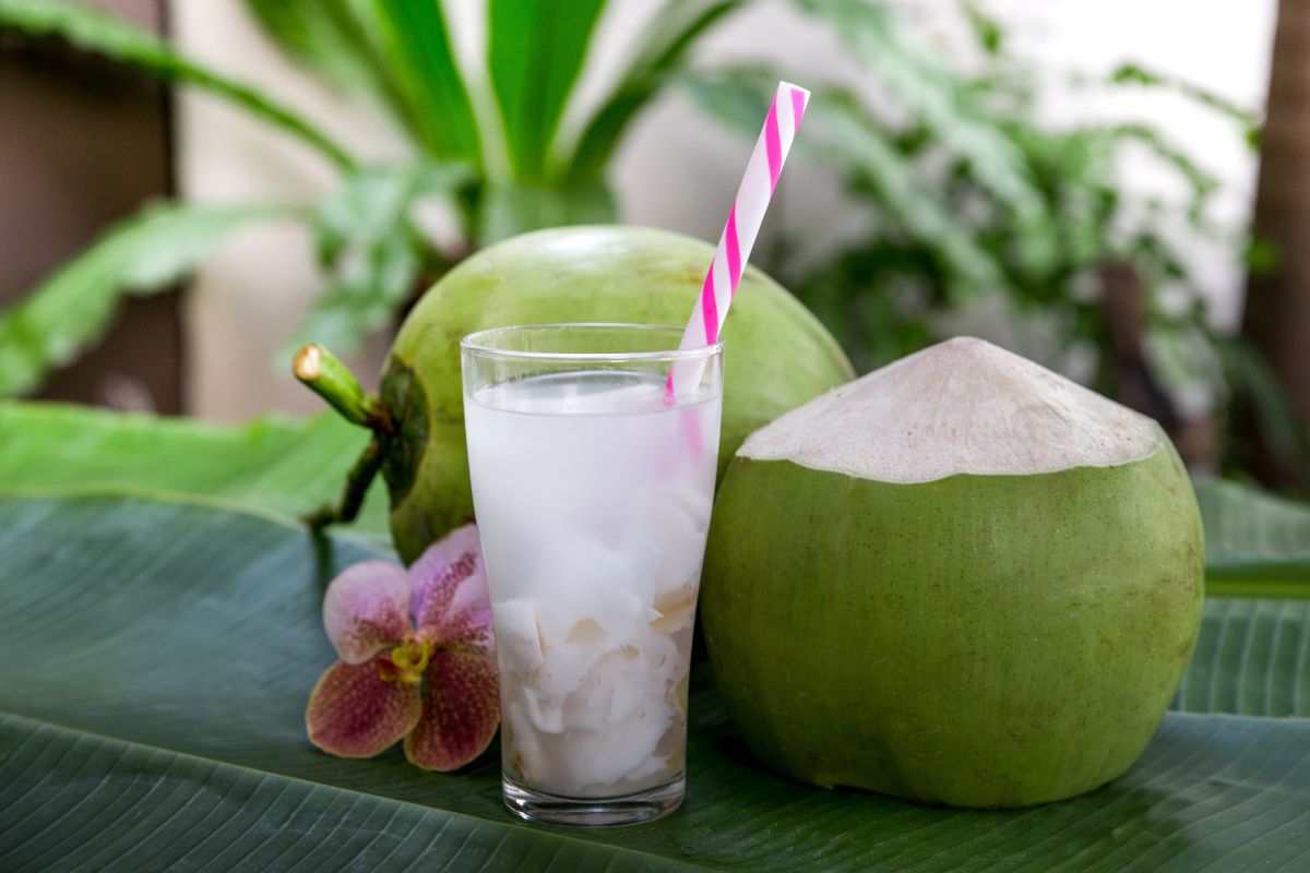 Reduce el colesterol bebiendo agua de coco