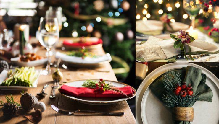 Mesa decoración navidad fiestas comidas consejos