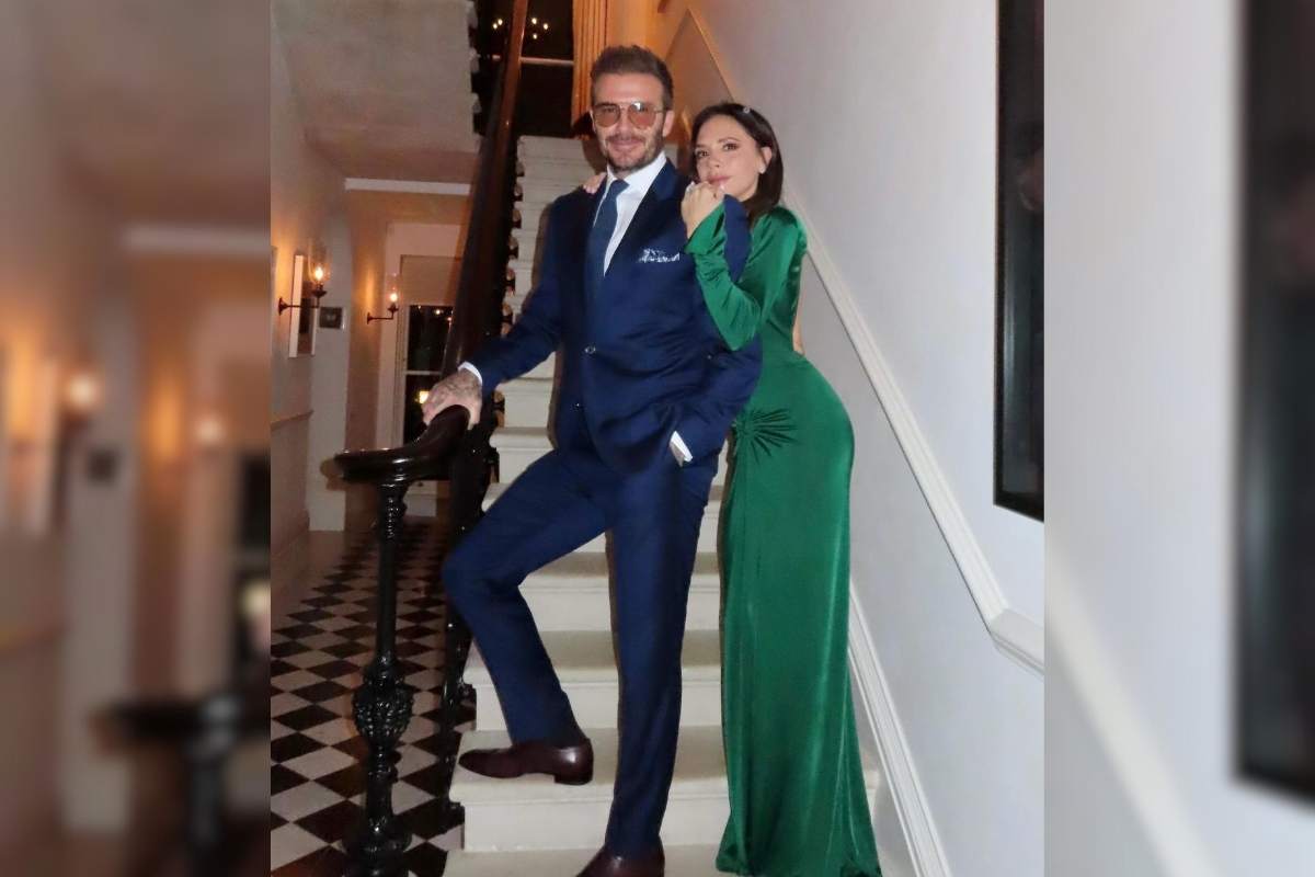 Victoria Beckham nochevieja vestido verde color tendencia