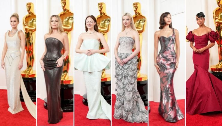 la alfombra roja de los Oscar 2024 mejores looks mejores vestidas
